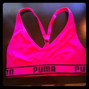 Pink PUMA Sports Bra